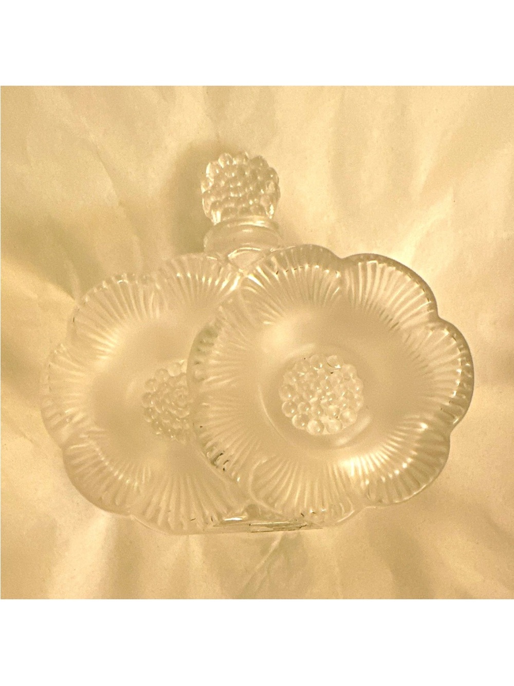 Lalique Deux Fleurs Perfume Bottle